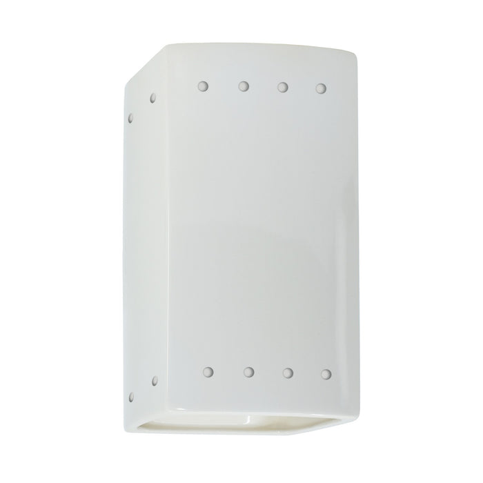 Justice Designs - CER-5925W-WHT - LED Wall Sconce - Ambiance - Gloss White