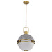 Nuvo Lighting - 60-7877 - Two Light Pendant - Everton - Matte Gray