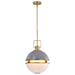 Nuvo Lighting - 60-7877 - Two Light Pendant - Everton - Matte Gray