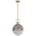Nuvo Lighting - 60-7877 - Two Light Pendant - Everton - Matte Gray