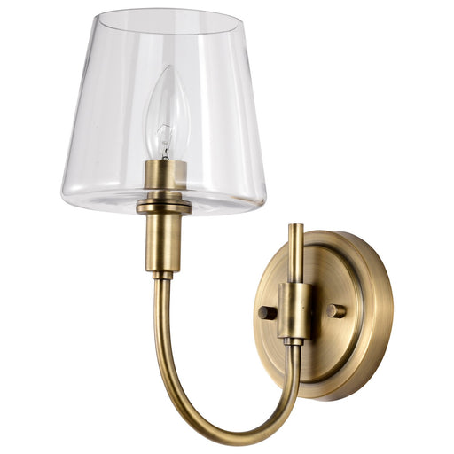 Nuvo Lighting - 60-7881 - One Light Wall Sconce - Brookside - Vintage Brass