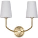 Nuvo Lighting - 60-7882 - Two Light Wall Sconce - Cordello - Vintage Brass