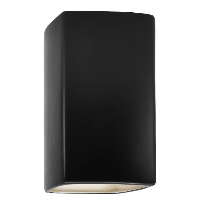 Justice Designs - CER-5950-CRB-LED1-1000 - LED Wall Sconce - Ambiance - Carbon - Matte Black