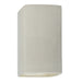 Justice Designs - CER-5950-CRK - Wall Sconce - Ambiance - White Crackle