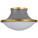 Nuvo Lighting - 60-7916 - Three Light Flush Mount - Lafayette - Matte Gray
