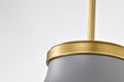 Nuvo Lighting - 60-7917 - One Light Pendant - Lafayette - Matte Gray