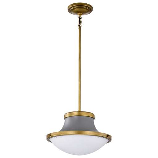 Nuvo Lighting - 60-7917 - One Light Pendant - Lafayette - Matte Gray