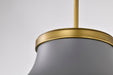 Nuvo Lighting - 60-7918 - Three Light Pendant - Lafayette - Matte Gray