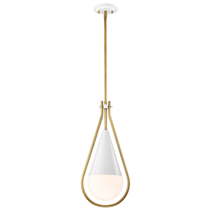 Nuvo Lighting - 60-7923 - One Light Pendant - Admiral - Matte White