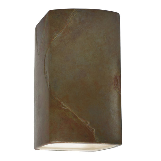 Justice Designs - CER-5950W-SLTR - Wall Sconce - Ambiance - Tierra Red Slate