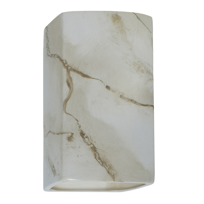 Justice Designs - CER-5950W-STOC - Wall Sconce - Ambiance - Carrara Marble