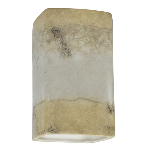 Justice Designs - CER-5950W-TRAG-LED1-1000 - LED Wall Sconce - Ambiance - Greco Travertine