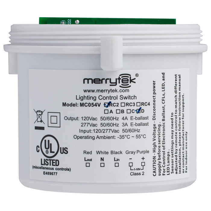 Nuvo Lighting - 86-202R - Add-On Microwave Sensor for High Bay Fixtures - White