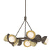 Hubbardton Forge - 131068-SKT-MULT-05-86-GG0711 - Nine Light Pendant - Brooklyn - Bronze