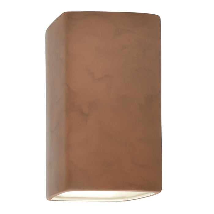 Justice Designs - CER-5955-TERA - Wall Sconce - Ambiance - Terra Cotta