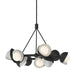 Hubbardton Forge - 131068-SKT-MULT-10-82-GG0711 - Nine Light Pendant - Brooklyn - Black