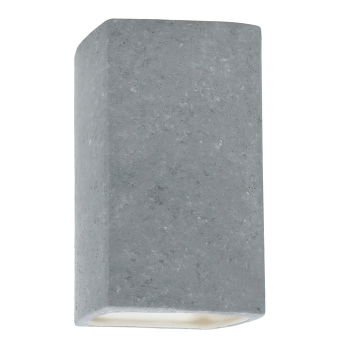 Justice Designs - CER-5955W-CONC - LED Wall Sconce - Ambiance - Concrete