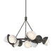 Hubbardton Forge - 131068-SKT-MULT-14-02-GG0711 - Nine Light Pendant - Brooklyn - Oil Rubbed Bronze
