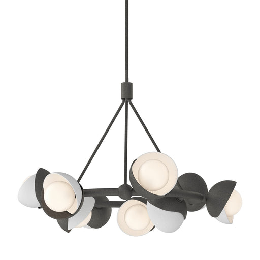 Brooklyn Nine Light Pendant Natural Iron
