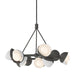 Hubbardton Forge - 131068-SKT-MULT-20-02-GG0711 - Nine Light Pendant - Brooklyn - Natural Iron