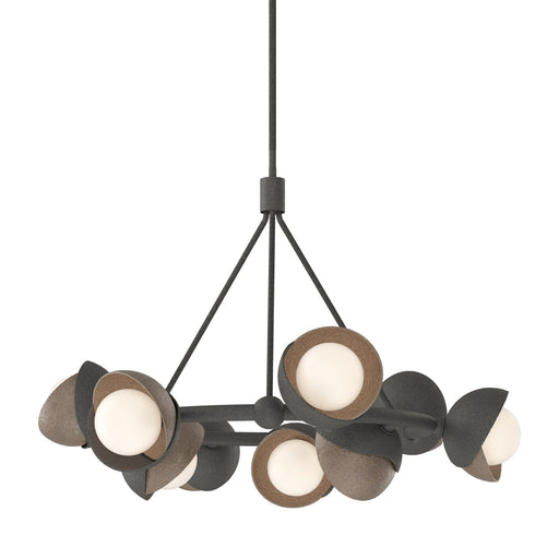 Brooklyn Nine Light Pendant Natural Iron