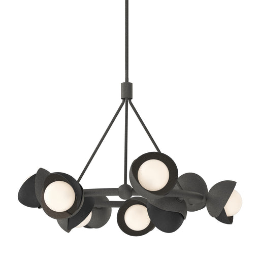 Brooklyn Nine Light Pendant Natural Iron