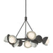 Hubbardton Forge - 131068-SKT-MULT-20-85-GG0711 - Nine Light Pendant - Brooklyn - Natural Iron