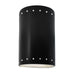Justice Designs - CER-5990-CRB - Wall Sconce - Ambiance - Carbon - Matte Black
