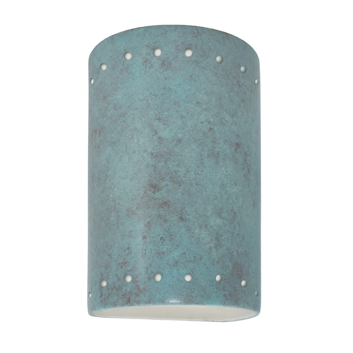 Justice Designs - CER-5990-PATV-LED1-1000 - LED Wall Sconce - Ambiance - Verde Patina