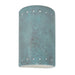 Justice Designs - CER-5990-PATV-LED1-1000 - LED Wall Sconce - Ambiance - Verde Patina