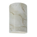 Justice Designs - CER-5990-STOC - Wall Sconce - Ambiance - Carrara Marble