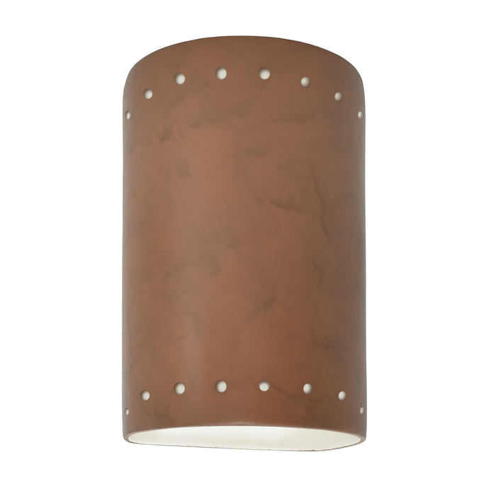 Justice Designs - CER-5990-TERA - Wall Sconce - Ambiance - Terra Cotta