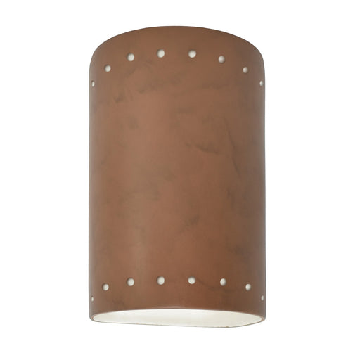 Justice Designs - CER-5990W-TERA-LED1-1000 - LED Wall Sconce - Ambiance - Terra Cotta