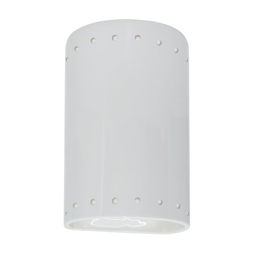 Justice Designs - CER-5990W-WHT-LED1-1000 - LED Wall Sconce - Ambiance - Gloss White