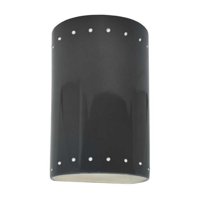 Justice Designs - CER-5995W-GRY - LED Wall Sconce - Ambiance - Gloss Grey