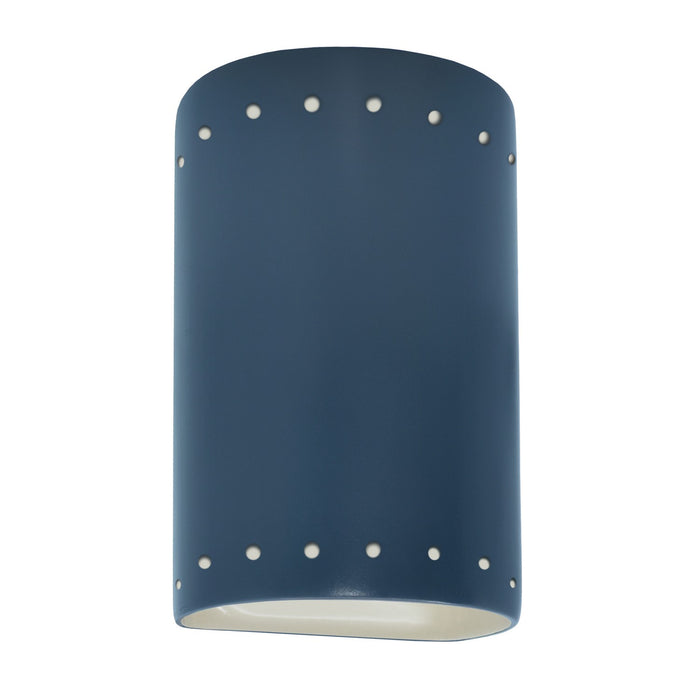 Justice Designs - CER-5995W-MDMT - LED Wall Sconce - Ambiance - Midnight Sky with Matte White internal