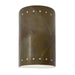 Justice Designs - CER-5995W-SLTR - LED Wall Sconce - Ambiance - Tierra Red Slate