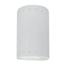Justice Designs - CER-5995W-WTWT - LED Wall Sconce - Ambiance - Gloss White