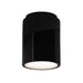 Justice Designs - CER-6100-BLK-LED1-1000 - LED Flush-Mount - Radiance - Gloss Black