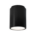 Justice Designs - CER-6100-CRB - Flush-Mount - Radiance - Carbon - Matte Black