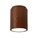 Justice Designs - CER-6100-HMCP - Flush-Mount - Radiance - Hammered Copper