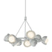 Hubbardton Forge - 131068-SKT-MULT-82-82-GG0711 - Nine Light Pendant - Brooklyn - Vintage Platinum