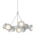 Hubbardton Forge - 131068-SKT-MULT-82-85-GG0711 - Nine Light Pendant - Brooklyn - Vintage Platinum