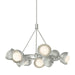 Hubbardton Forge - 131068-SKT-MULT-85-85-GG0711 - Nine Light Pendant - Brooklyn - Sterling