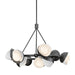 Hubbardton Forge - 131068-SKT-MULT-89-02-GG0711 - Nine Light Pendant - Brooklyn - Ink