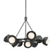 Hubbardton Forge - 131068-SKT-MULT-89-10-GG0711 - Nine Light Pendant - Brooklyn - Ink
