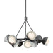 Hubbardton Forge - 131068-SKT-MULT-89-82-GG0711 - Nine Light Pendant - Brooklyn - Ink