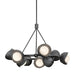 Hubbardton Forge - 131068-SKT-MULT-89-89-GG0711 - Nine Light Pendant - Brooklyn - Ink