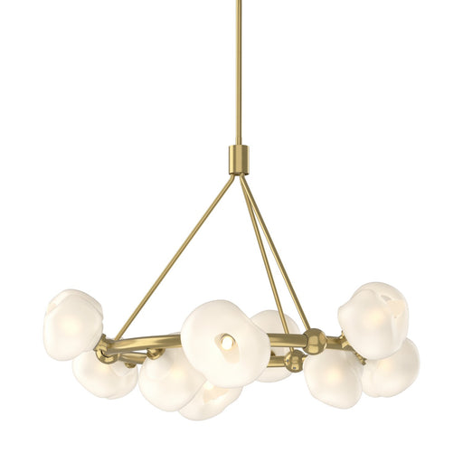 Ume Nine Light Pendant Modern Brass