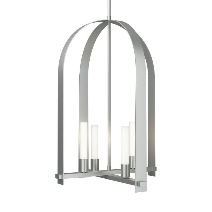 Hubbardton Forge - 131070-SKT-MULT-82-FD0462 - Four Light Pendant - Triomphe - Vintage Platinum